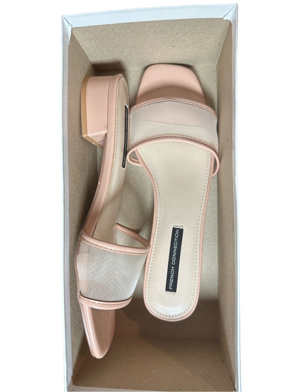 French Connection Pink Heeled Sandals Size 8 - New W/O Tags